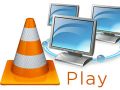 Enable Video playback over LAN and Internet on VLC Media Player makes it possible to play Video to all machines in the LAN or any Internet user.